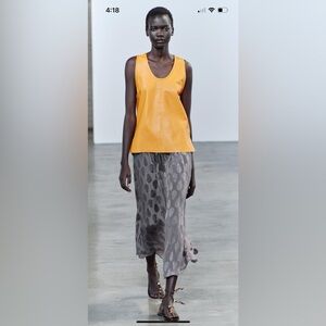 Zara jacquard midi skirt  ZW COLLECTION